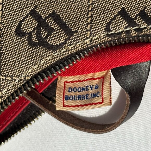 NEW D&B Dooney & Bourke Vintage Small Faux Quilted Signature Bucket Bag Charm - Picture 9 of 14